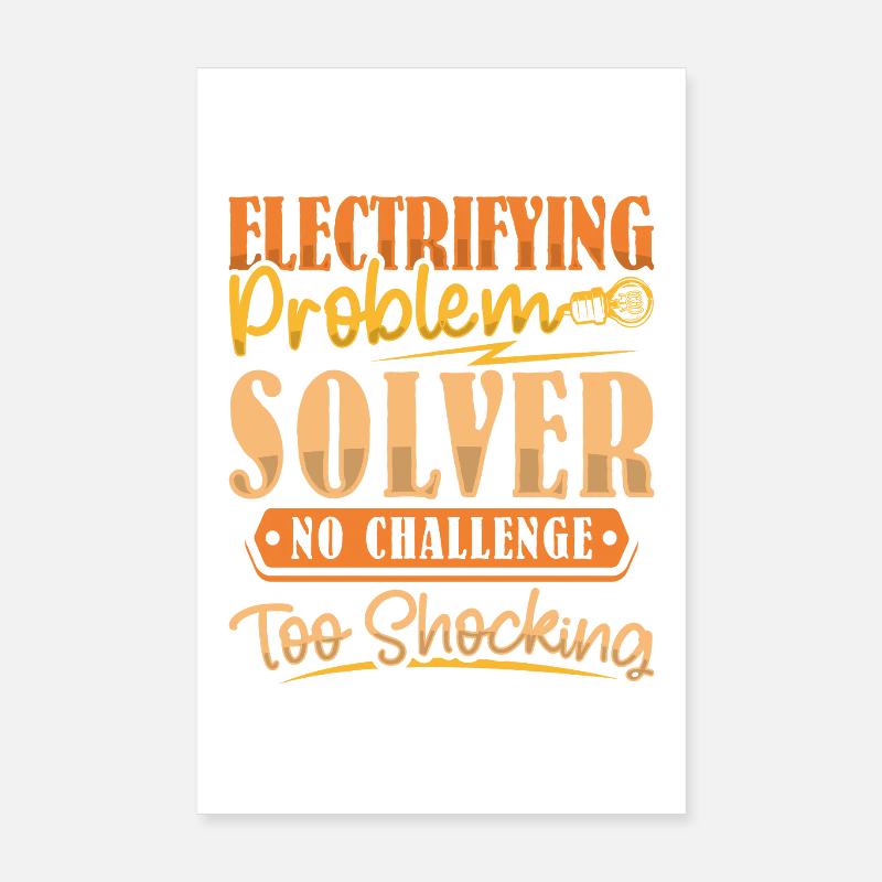 Electrician, Electronics Technician, Electrician Poster 8" x 12" (20x30 cm)