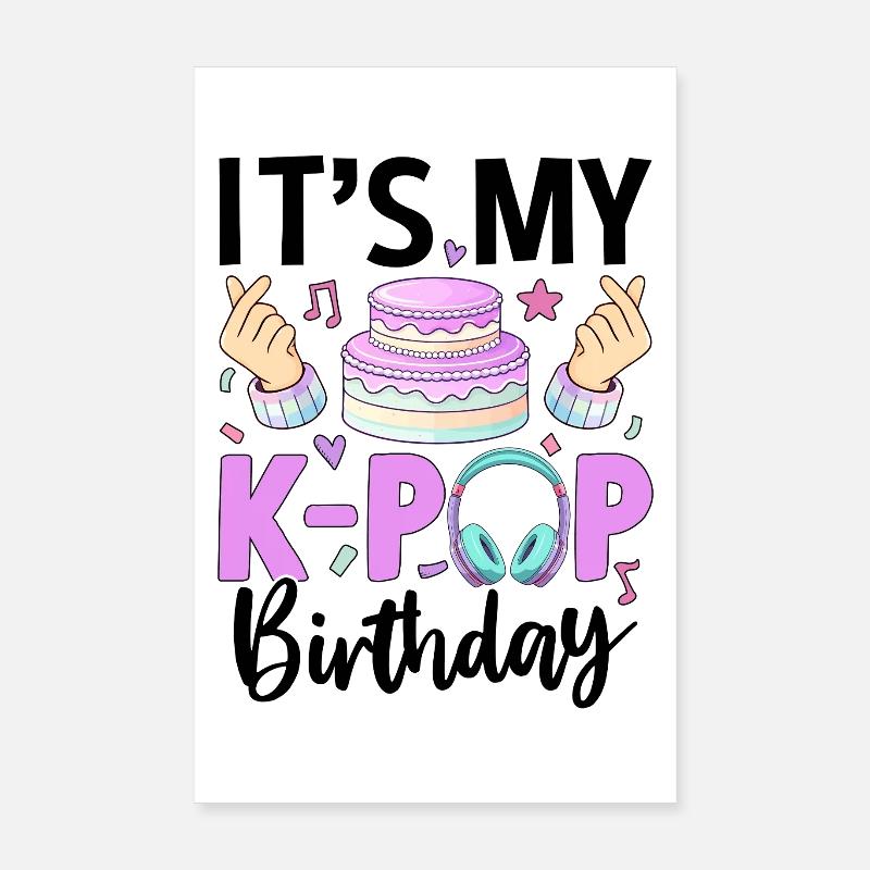 C’est mon anniversaire de K Pop Poster 20 x 30 cm