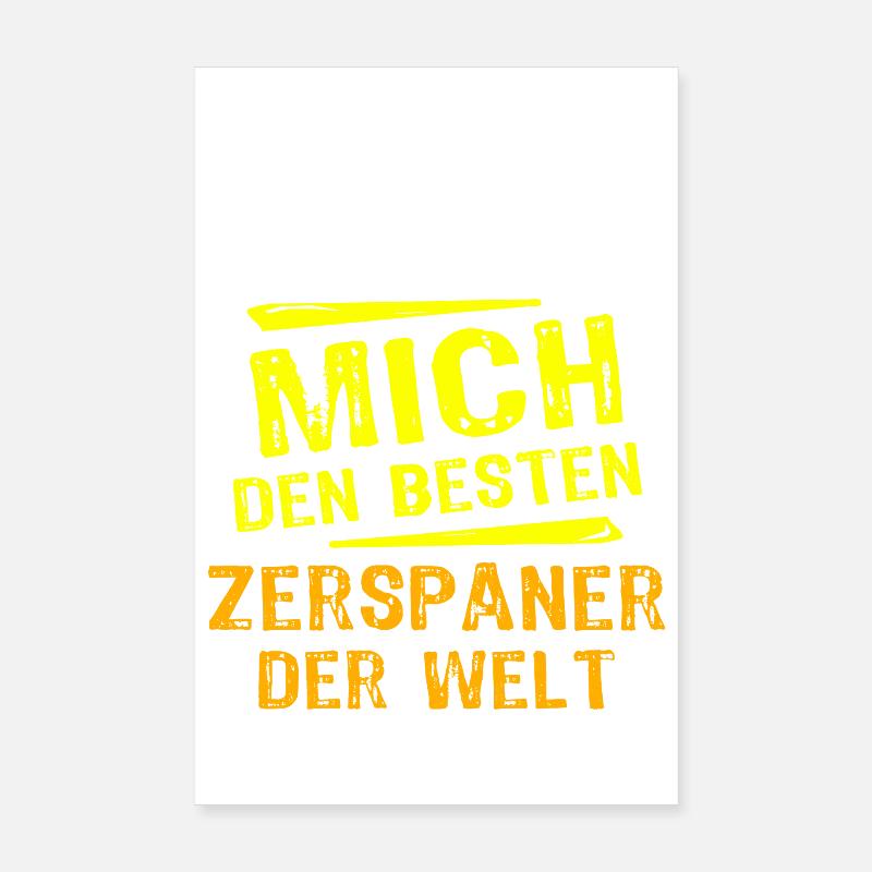 Zerspaner Geschenk Poster 20x30 cm