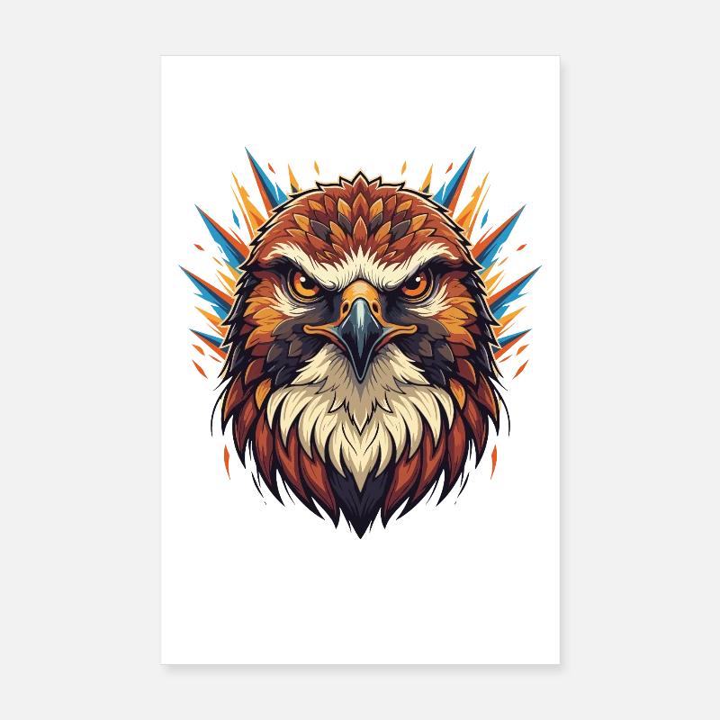 Imperial Eagle Fire Claw Poster 8" x 12" (20x30 cm)