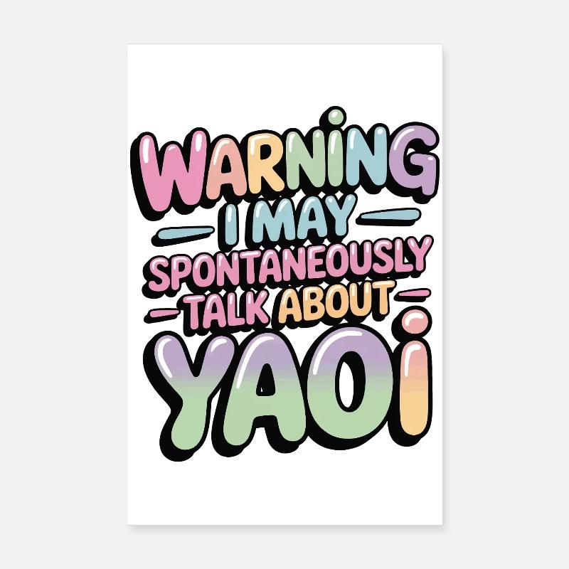 Spontaneous Yaoi Conversation Poster 8" x 12" (20x30 cm)