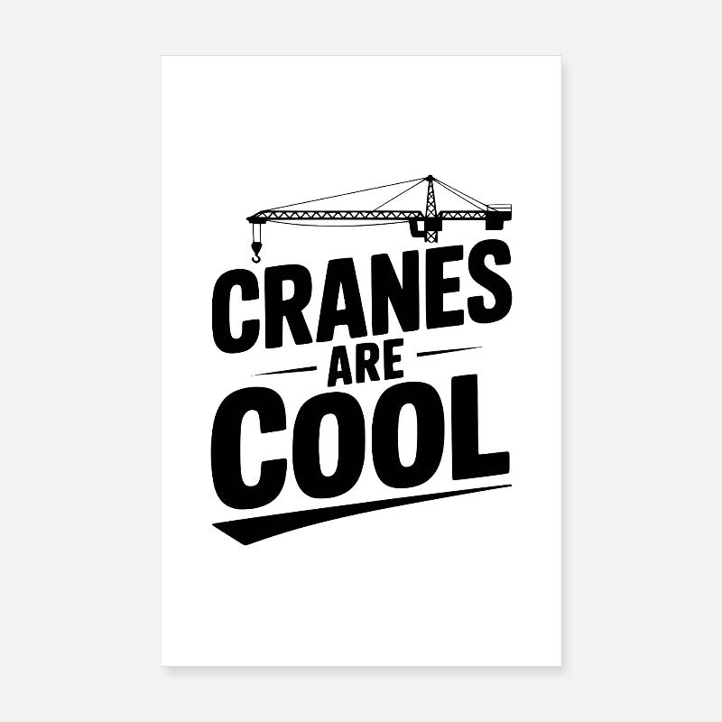 Kraniche sind cool Poster 20x30 cm