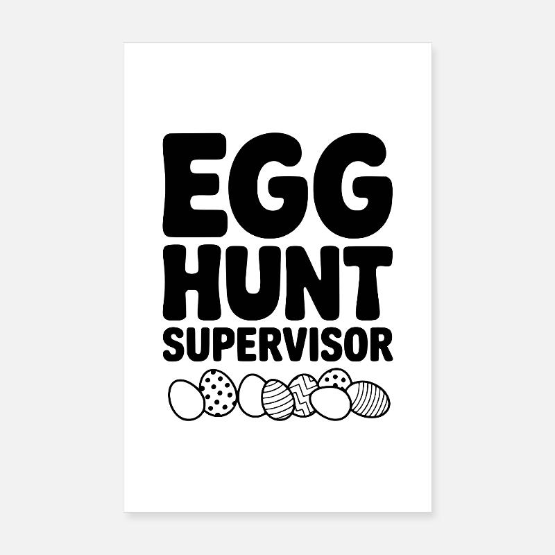 Leiter der Eiersuche Poster 20x30 cm