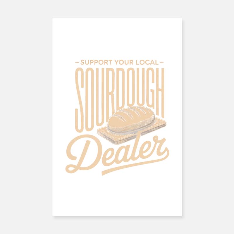 Marchand local de levain Poster 20 x 30 cm