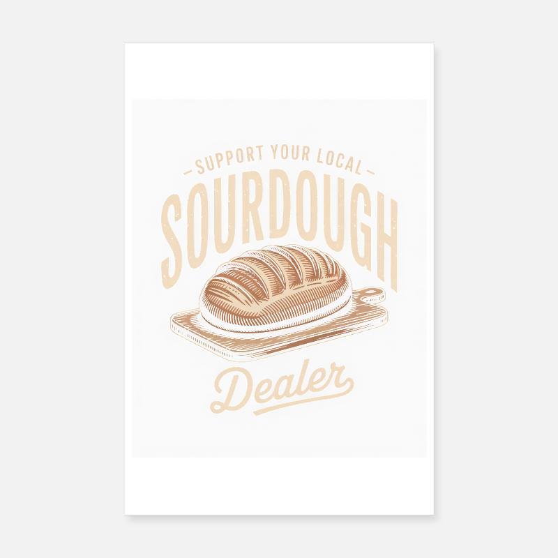 Marchands locaux de levain Poster 20 x 30 cm