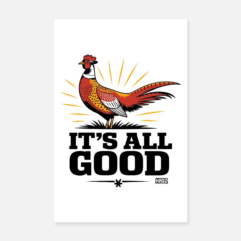 Crimson Phoenix Burst Poster 8" x 12" (20x30 cm)