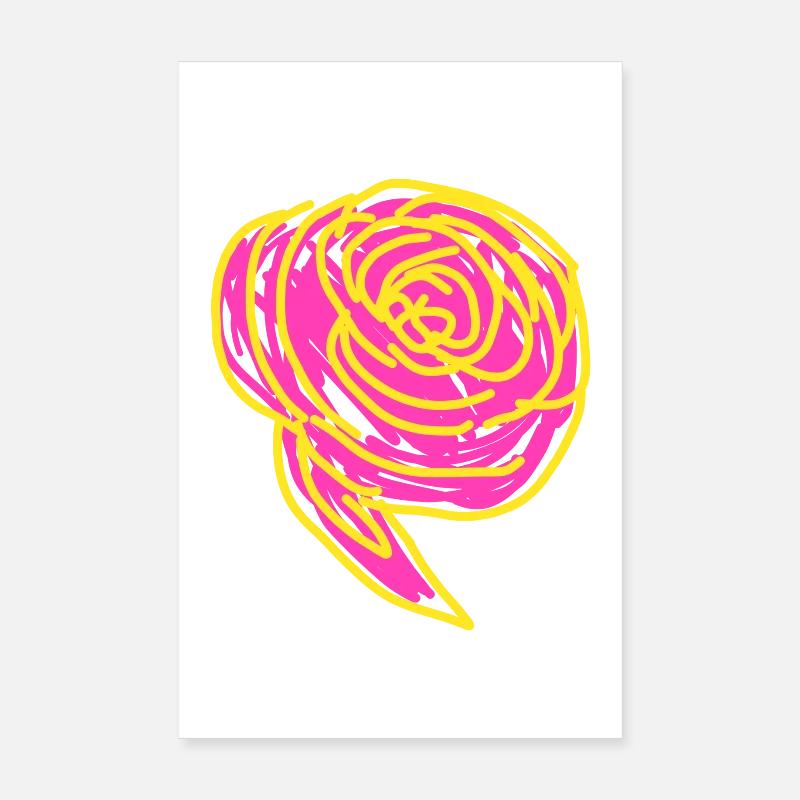 Ranunculus Poster 8" x 12" (20x30 cm)