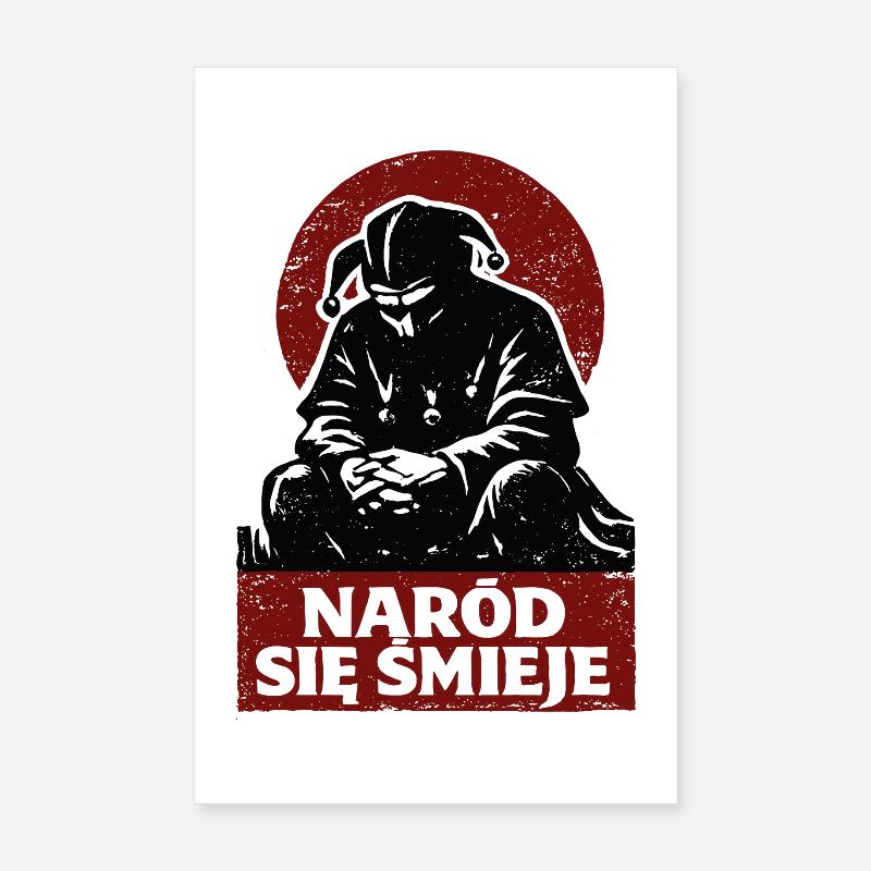 Stańczyk Naród Się Śmieje Polish Irony Poster 8" x 12" (20x30 cm)