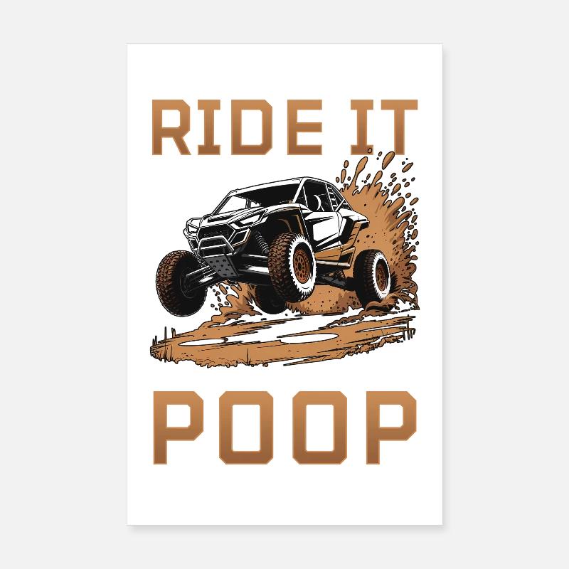UTV Off Road Boy Men 4 Wheeler Side by side Poster 20x30 cm