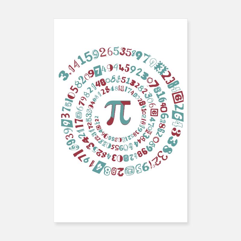 Pi - Mathématiques Poster 20 x 30 cm