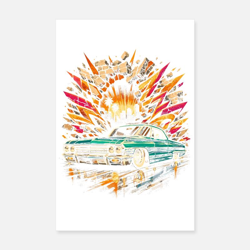 Lowrider Auto Poster 20 x 30 cm