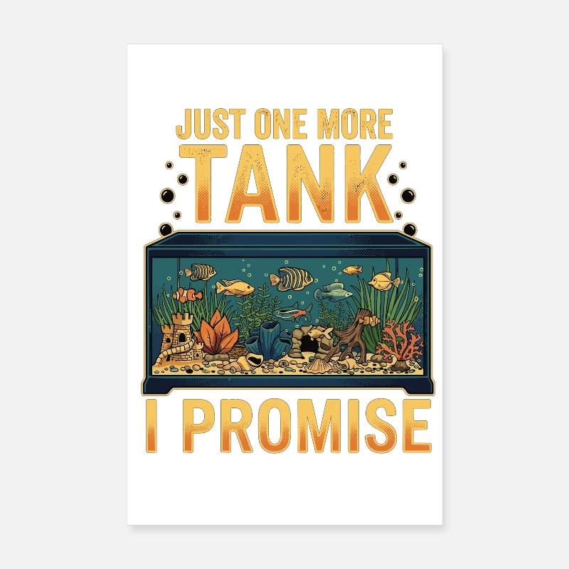 Aquarium dit juste un aquarium de plus Poster 20 x 30 cm