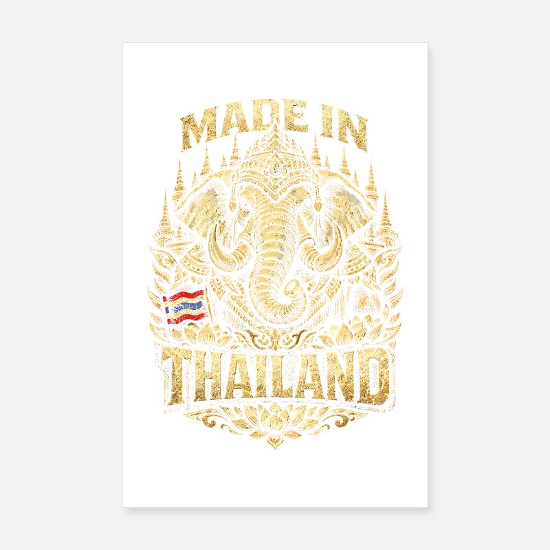 Fierté Thaïlandaise Poster 20 x 30 cm