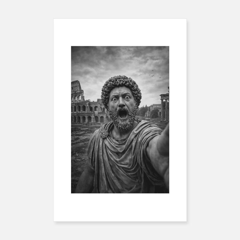 Marcus Aurelius Selbstporträt Poster 20x30 cm