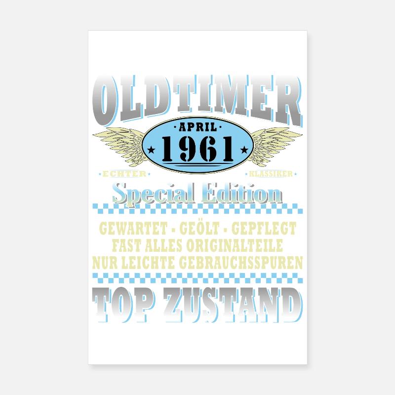 Oldtimer April 1961 Sonderausgabe Poster 20x30 cm