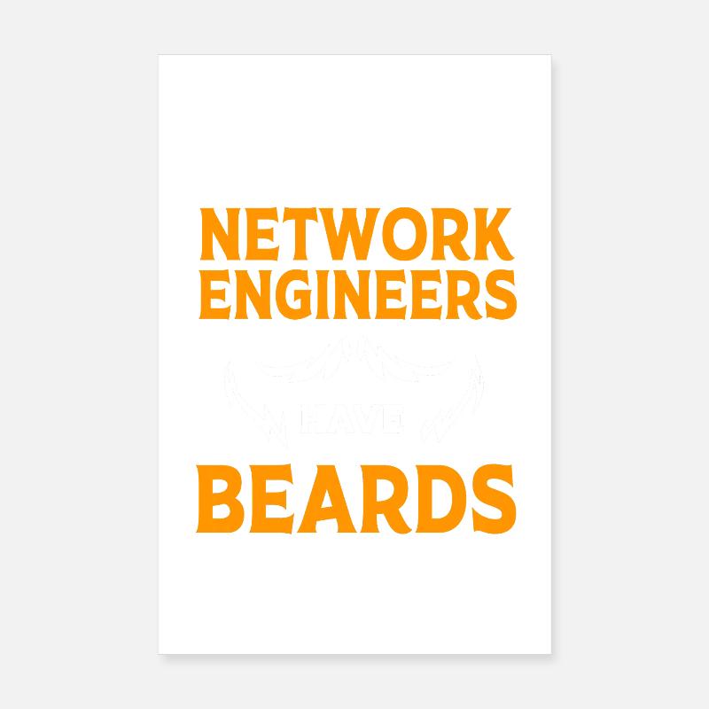 Network Computer Scientist Programmer Admin Poster 8" x 12" (20x30 cm)