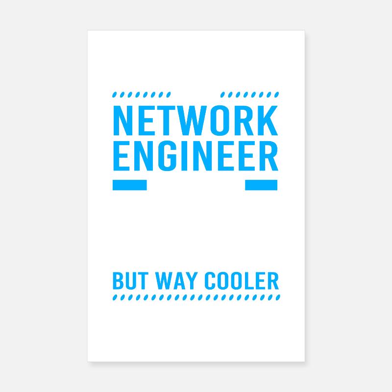 Netzwerk Informatiker Programmierer Admin Poster 20x30 cm