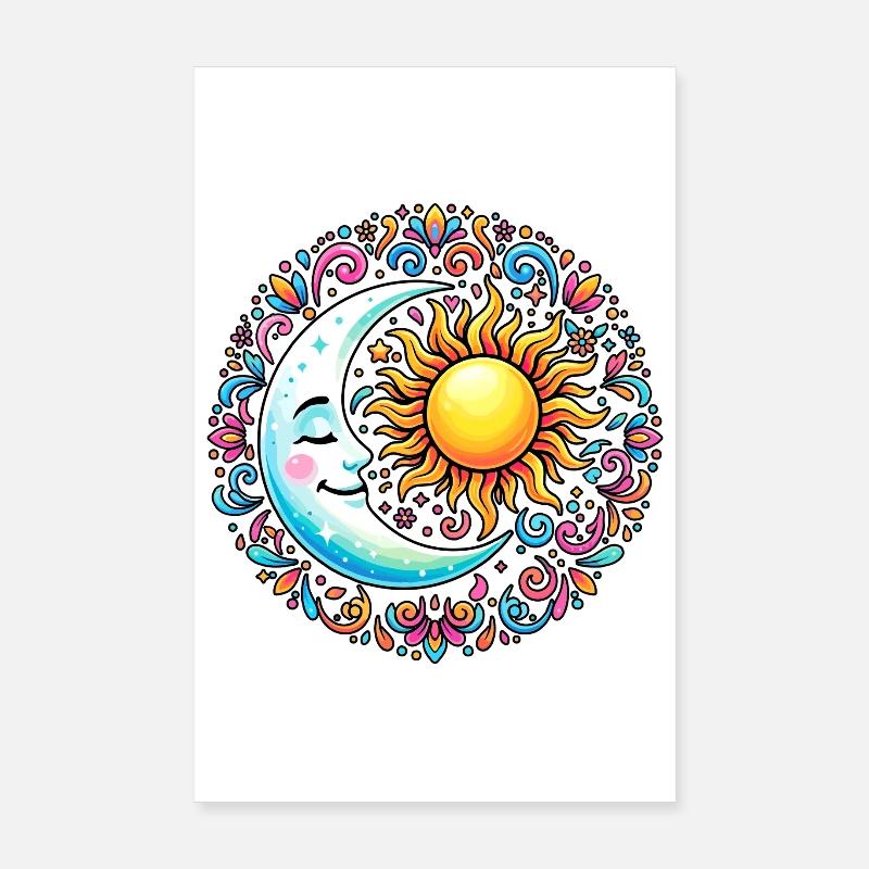 Litha Pagan Summer Solstice Midsummer Midsommar Poster 8" x 12" (20x30 cm)