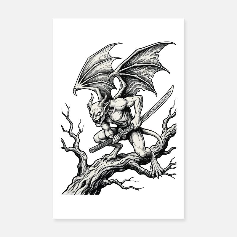 Épée de Gargouille Poster 20 x 30 cm