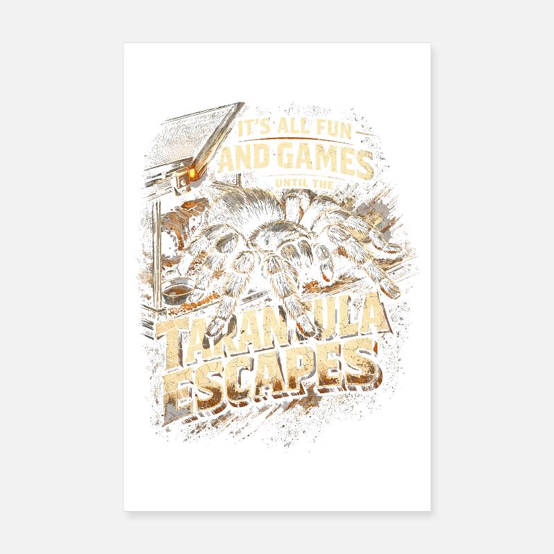 Vogelspinne jusqu’à ce que la Tarentule s’échappe Poster 20 x 30 cm