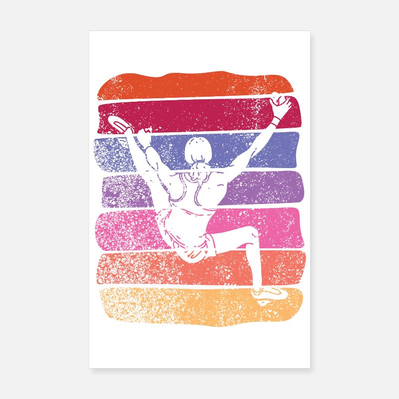 Bloc de bloc de Boulderer Poster 20 x 30 cm