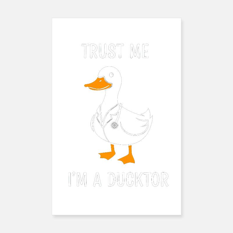 Canard Canard – Crois-moi Poster 20 x 30 cm