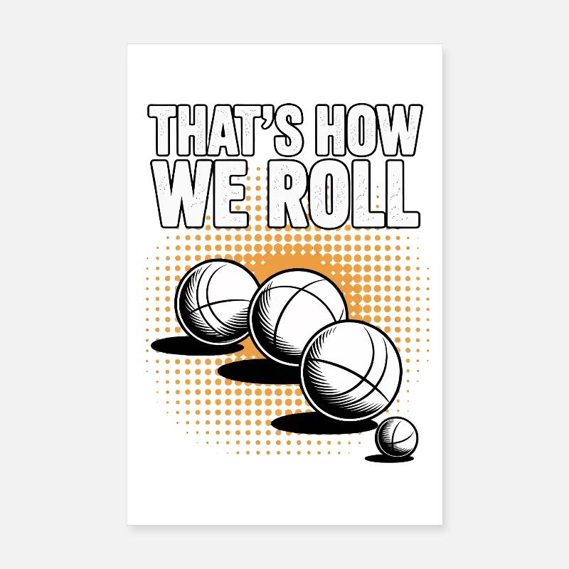Boccia King Passion de Précision Poster 20 x 30 cm