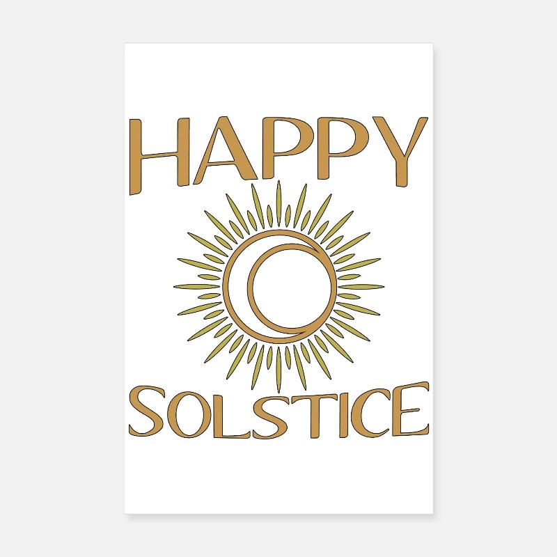 Litha Pagan Solstice d’été Midsommar Poster 20 x 30 cm