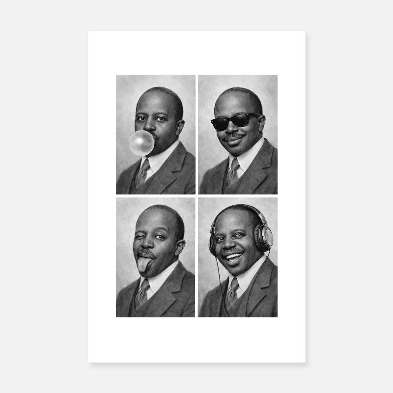 Scott Joplin Collage Poster 20 x 30 cm