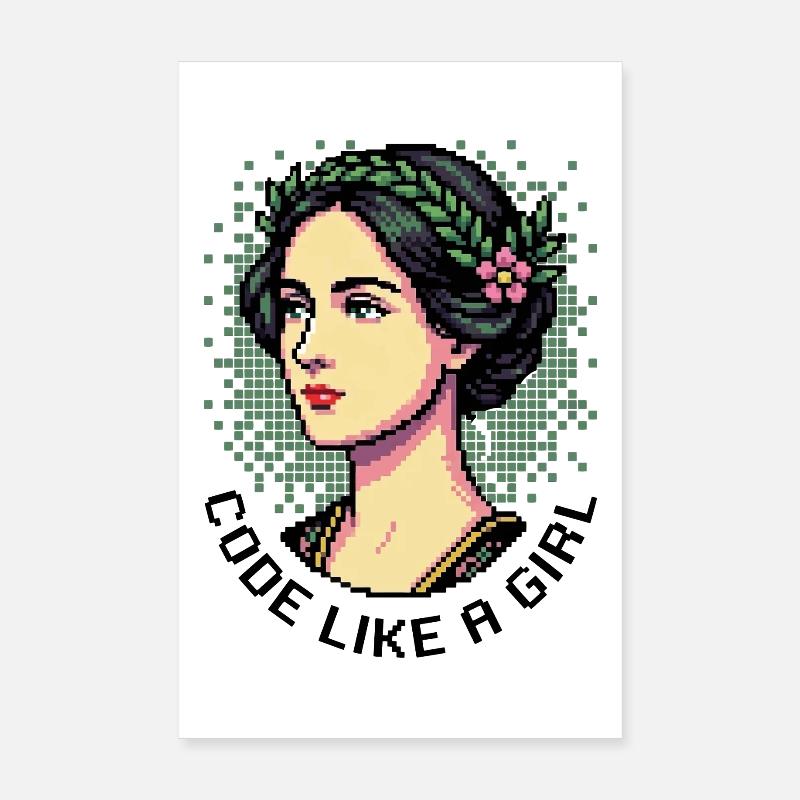 Ada Lovelace : Code comme une fille Poster 20 x 30 cm