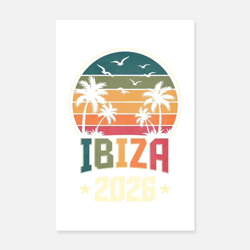 Ibiza 2026 Poster 20 x 30 cm