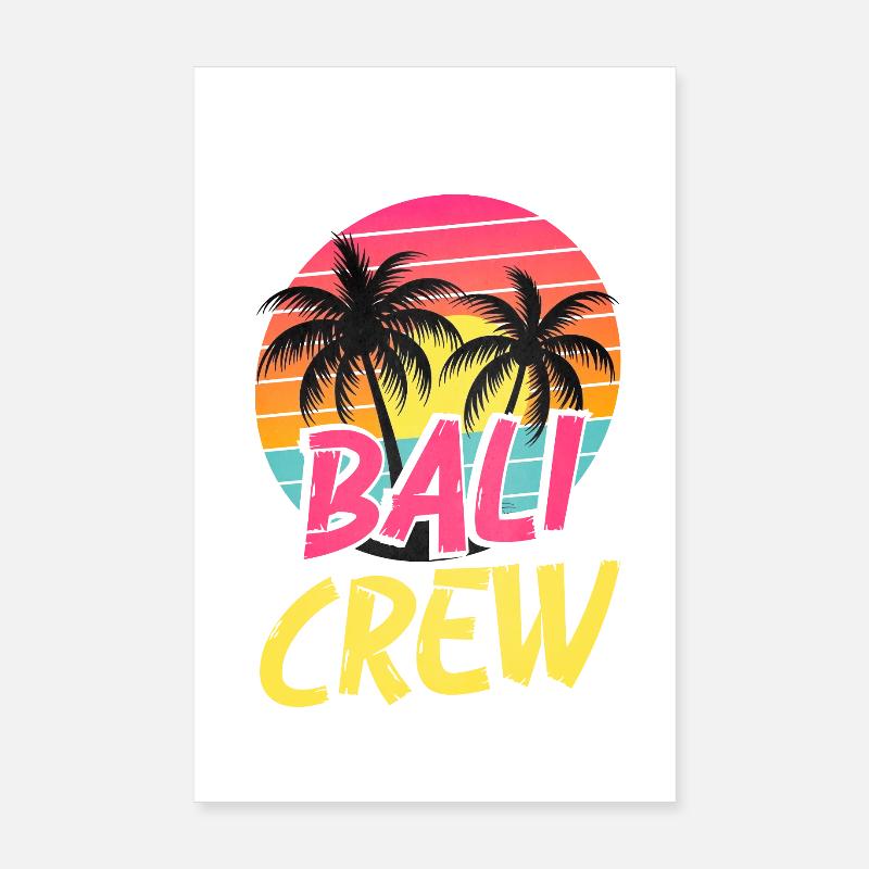 Équipage de Bali Poster 20 x 30 cm