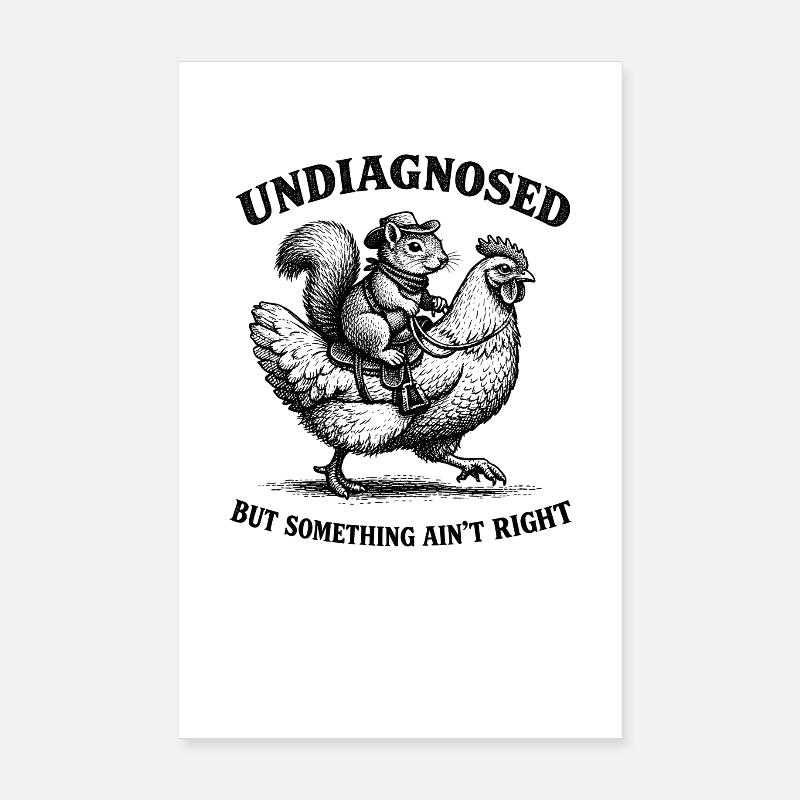 Not diagnosed, but something is wrong Poster 8" x 12" (20x30 cm)