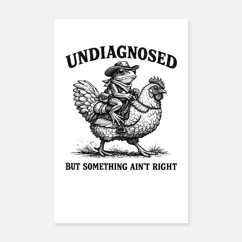 Ce n’est pas diagnostiqué, mais quelque chose ne va pas Poster 20 x 30 cm