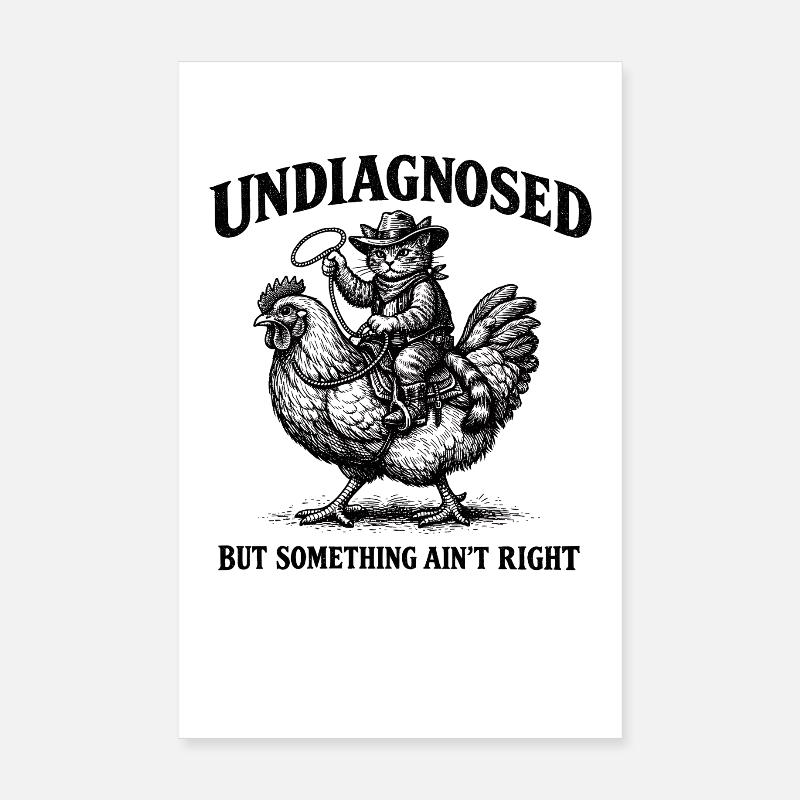 Not diagnosed, but something is wrong Poster 8" x 12" (20x30 cm)