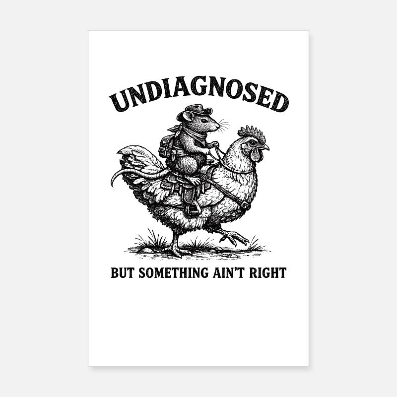 Ce n’est pas diagnostiqué, mais quelque chose ne va pas Poster 20 x 30 cm