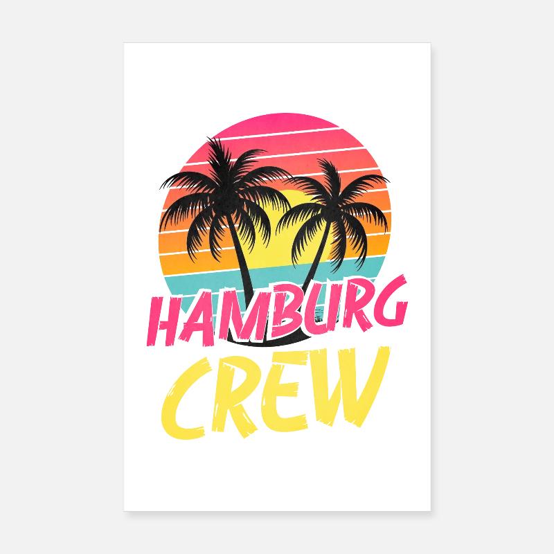 Équipage de Hambourg Poster 20 x 30 cm