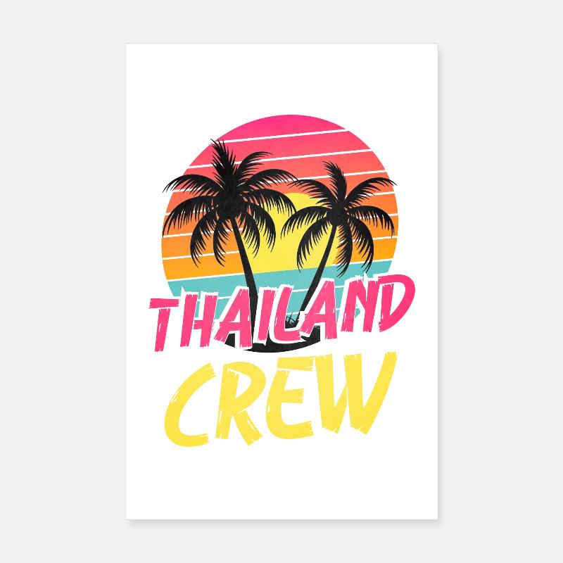 Équipage thaïlandais Poster 20 x 30 cm