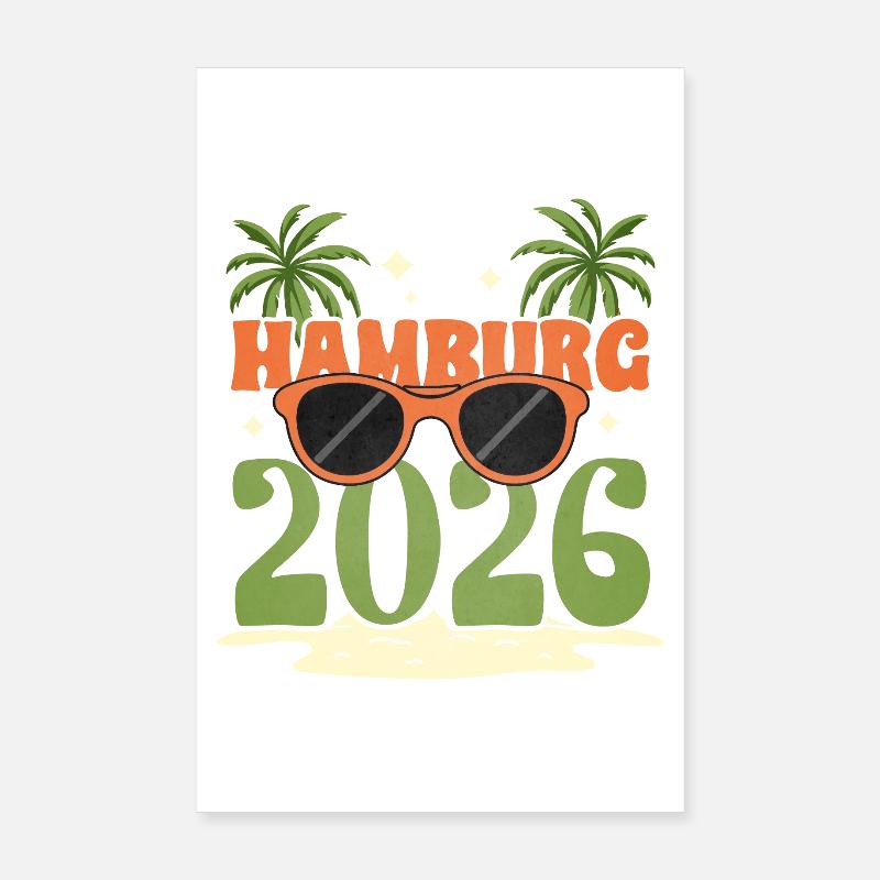 Hambourg 2026 Poster 20 x 30 cm