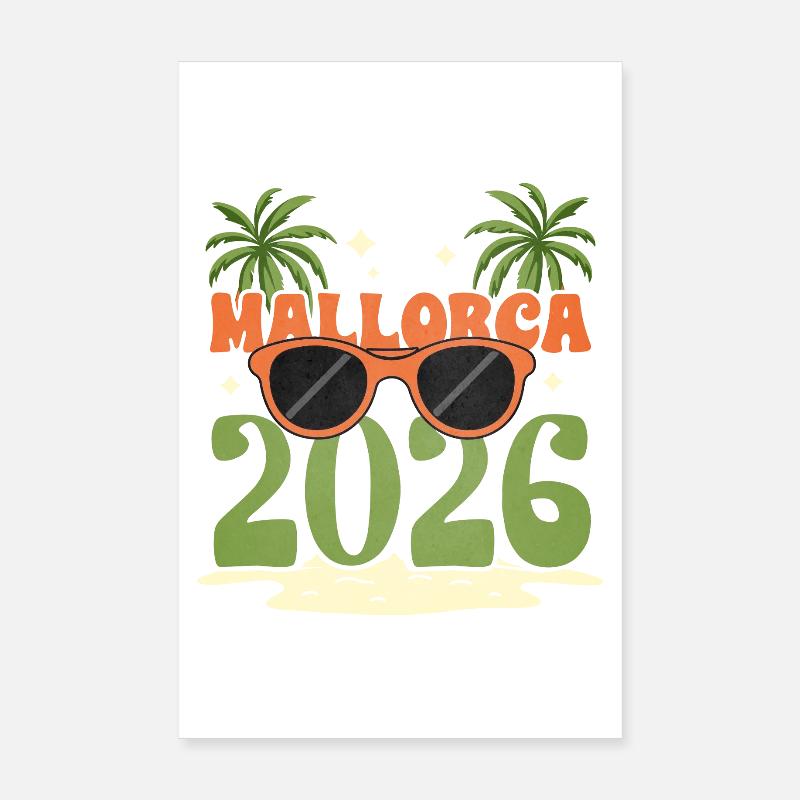 Mallorca 2026 Poster 20x30 cm