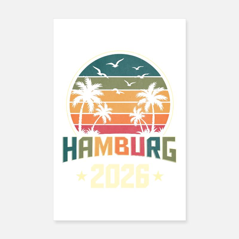 Hambourg 2026 Poster 20 x 30 cm