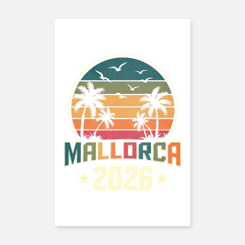 Majorque 2026 Poster 20 x 30 cm
