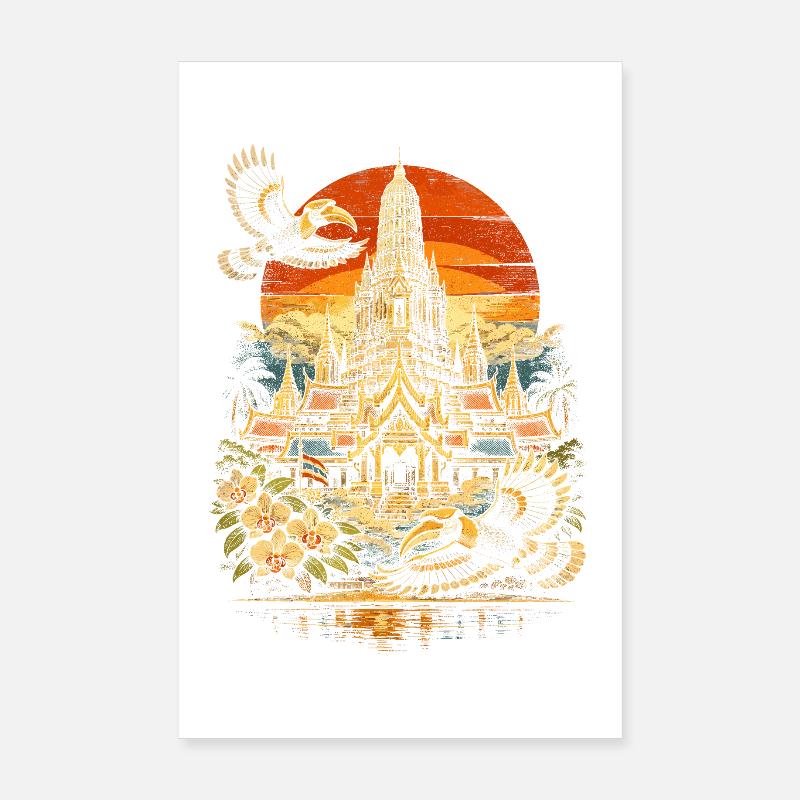 Thailand Thai Pride Poster 8" x 12" (20x30 cm)