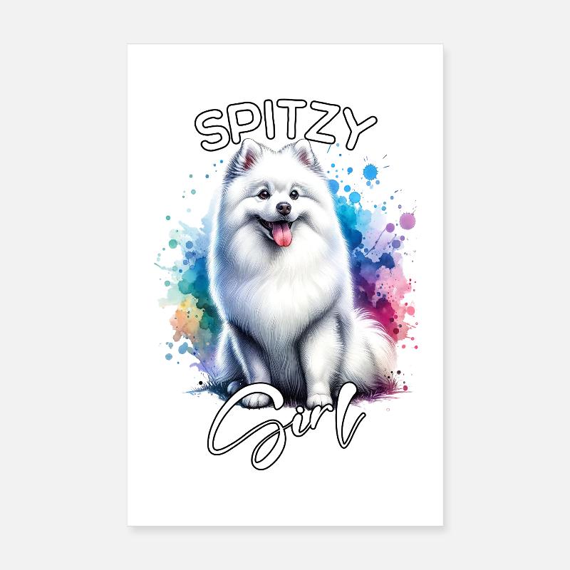Spitz Fille Spitz Poster 20 x 30 cm