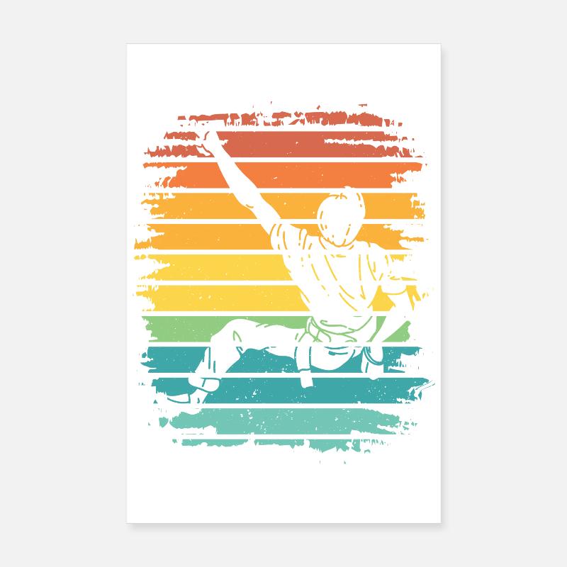 Bloc de bloc de Boulderer Poster 20 x 30 cm