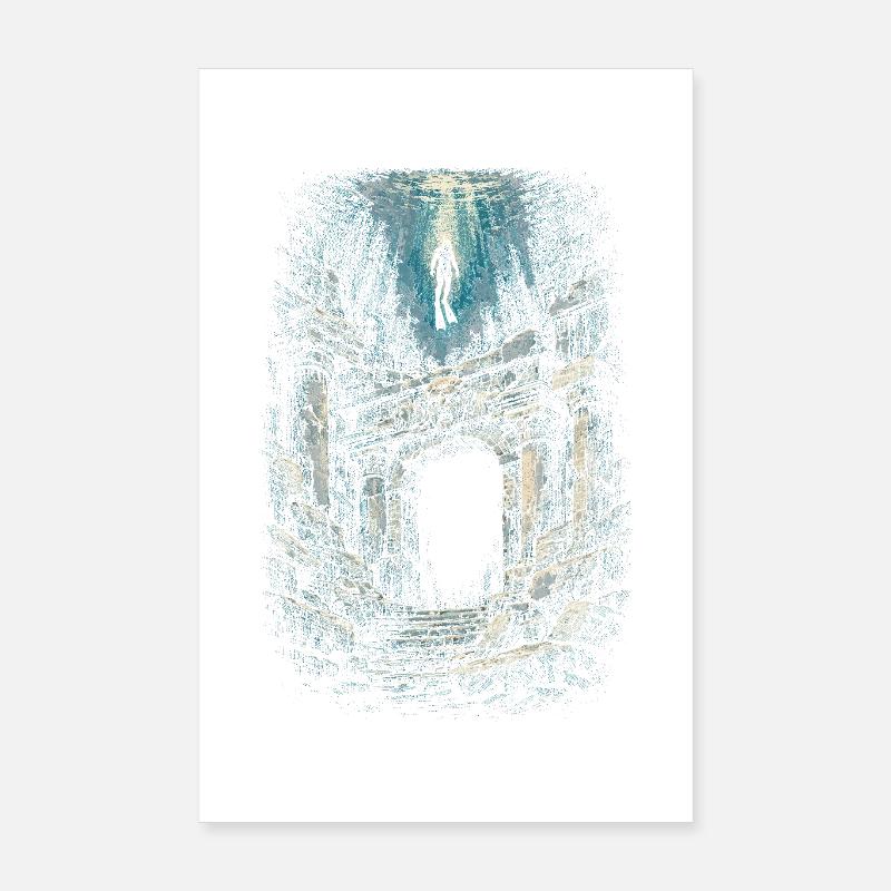 Apnoetauchen Freitauchen Poster 20x30 cm