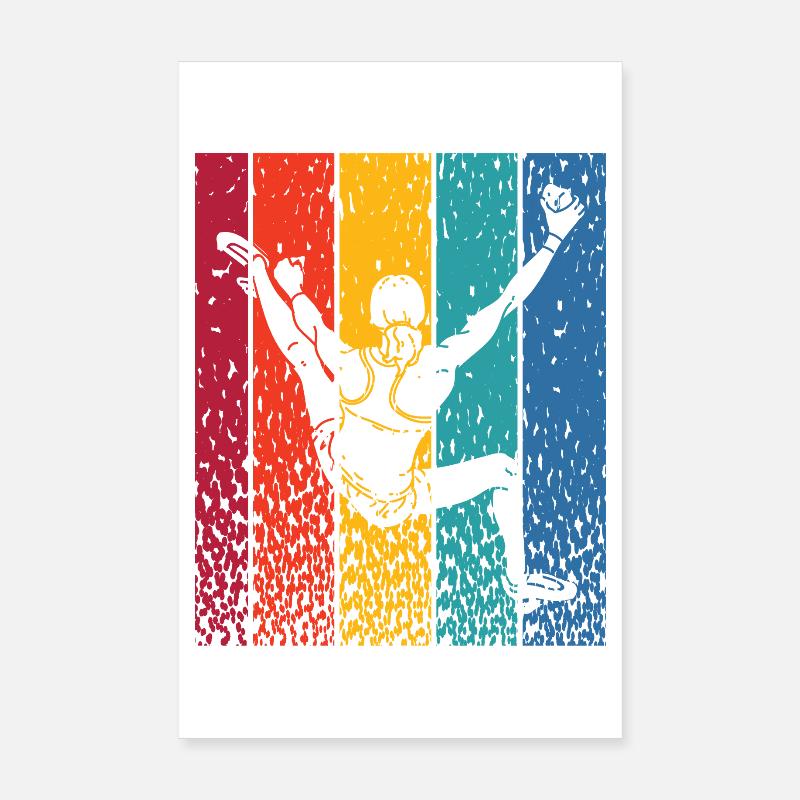 Bloc de bloc de Boulderer Poster 20 x 30 cm