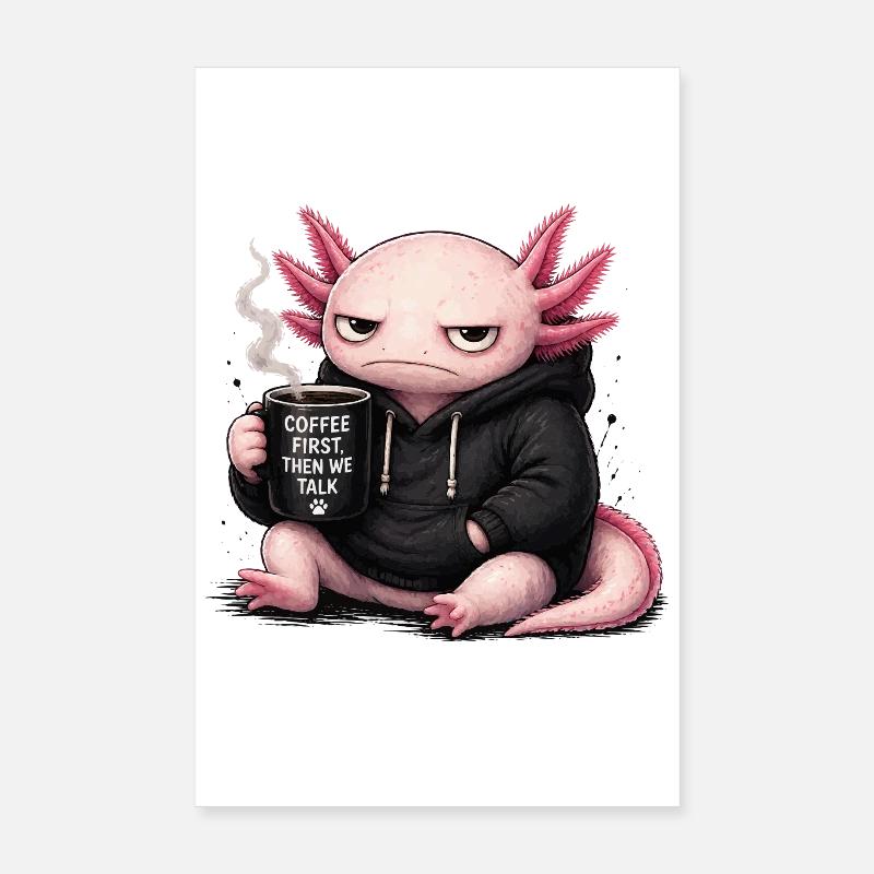 Sweat à capuche Coffee Dragon Pull Poster 20 x 30 cm