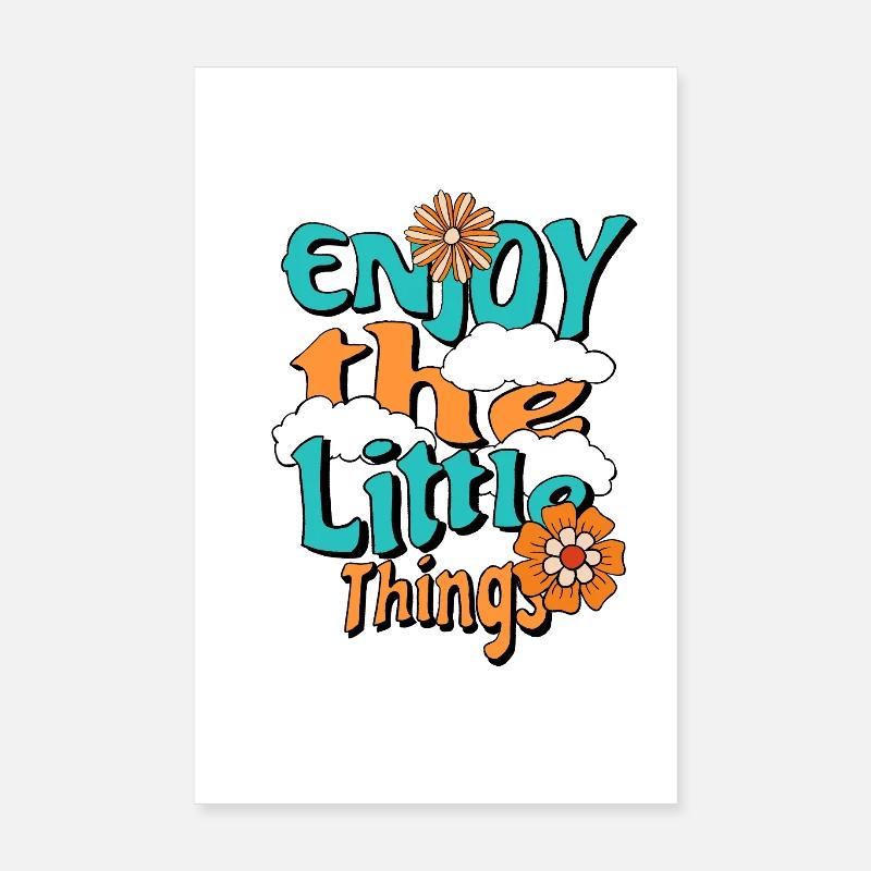 Profite des petites choses Poster 20 x 30 cm