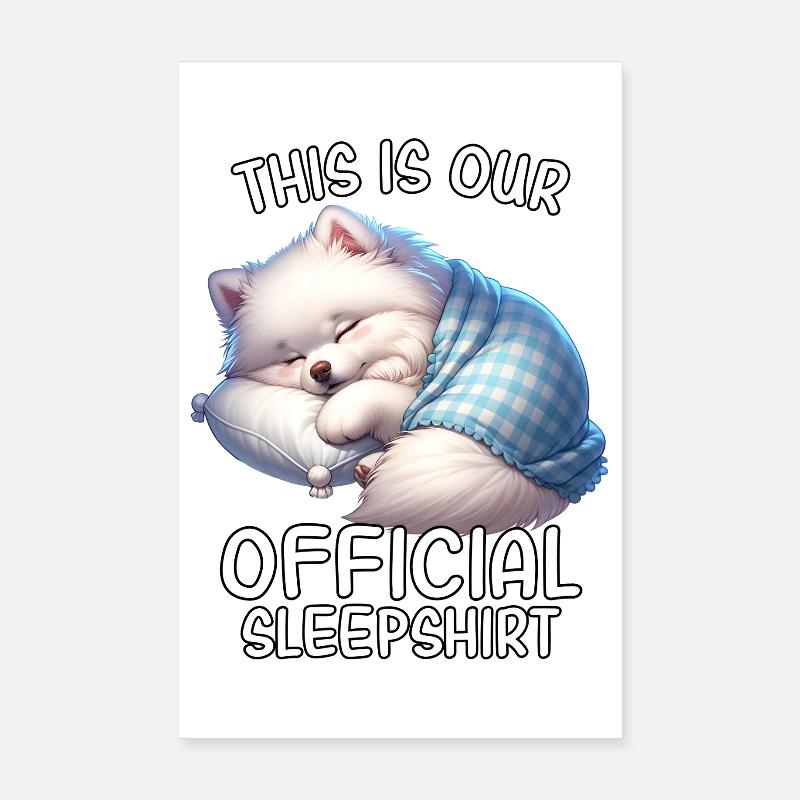 Chemise de nuit Spitz drôle Poster 20 x 30 cm